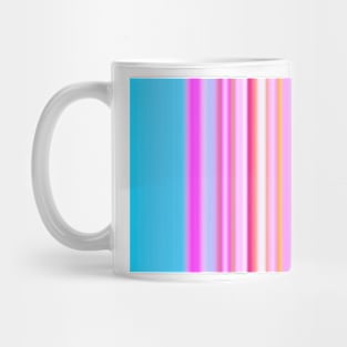 Candy Stripes Blue and Pink Mug